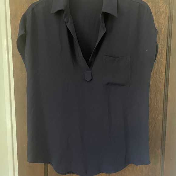 Navy Pleione Blouse, small - Picture 1 of 3